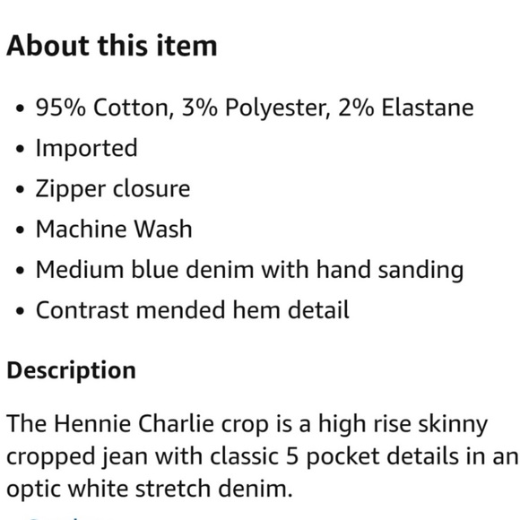 LAST CALL, lowest price 🪩 Joe’s Jeans | Charlie High-Rise Skinny Crop - Picture 2 of 6